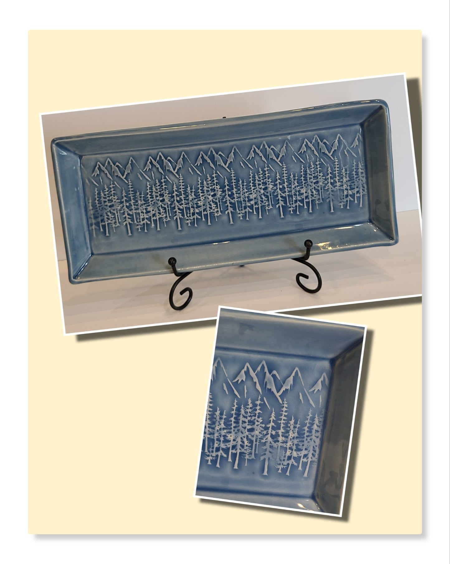 Texture Tray (Large) - Forest and Mountain