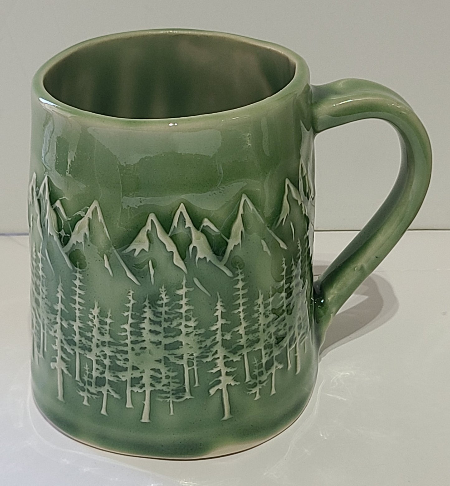 Texture Mug - Forest and Mountain