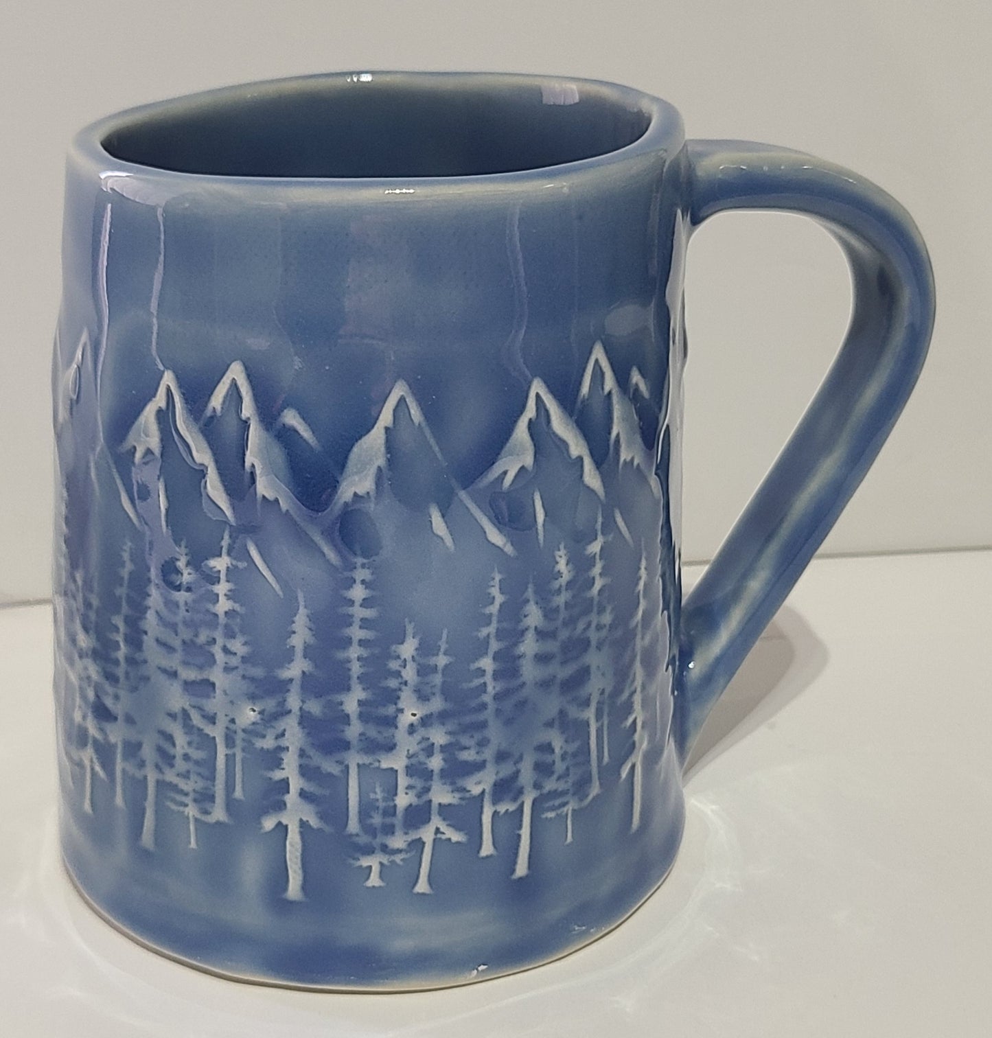 Texture Mug - Forest and Mountain