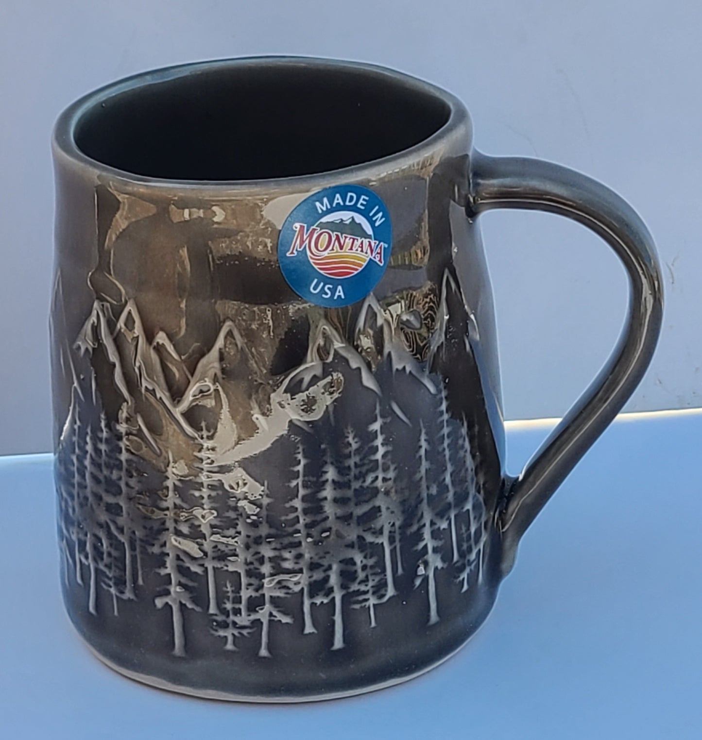 Texture Mug - Forest and Mountain