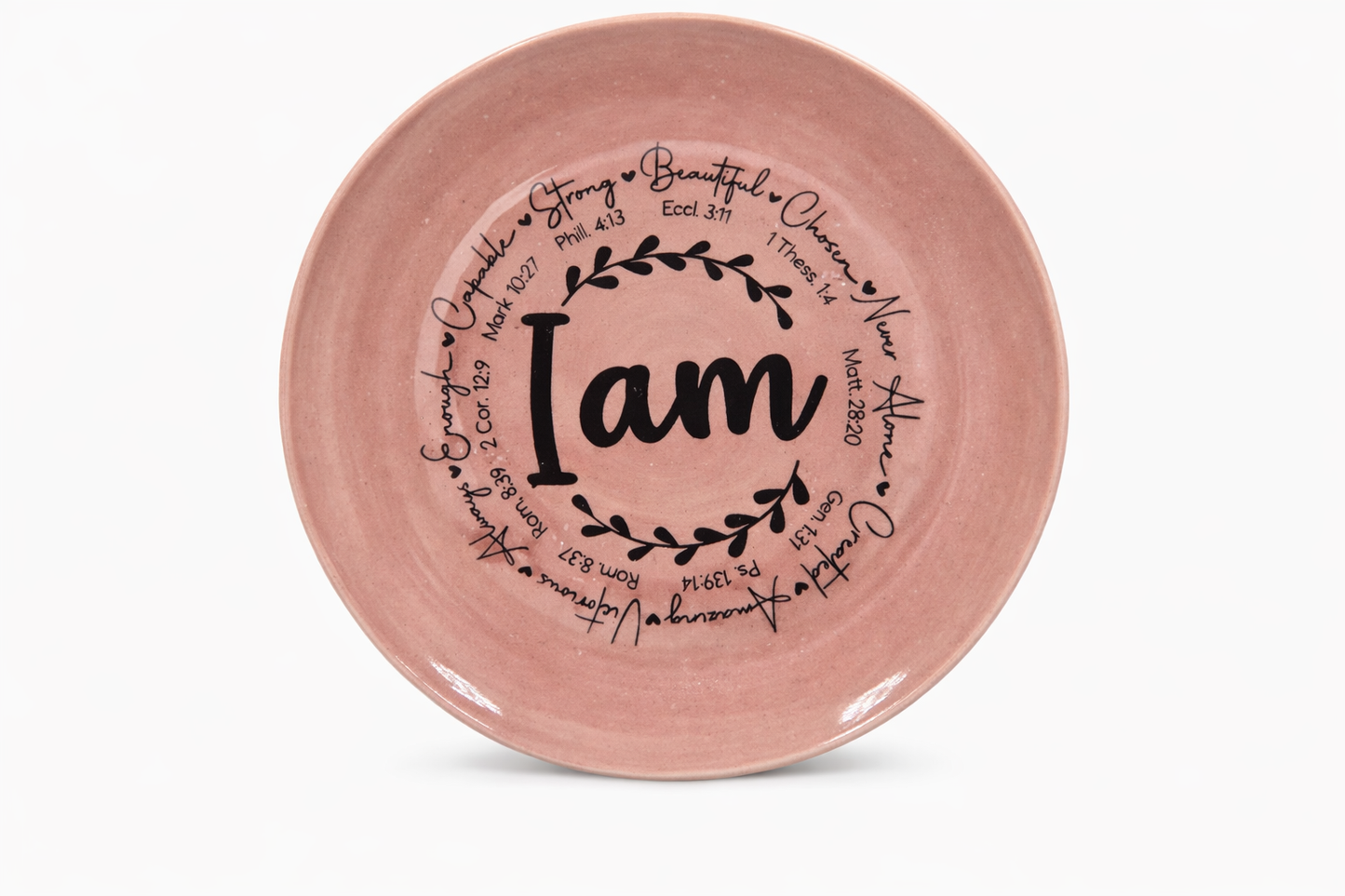 "I Am" Scripture Plate