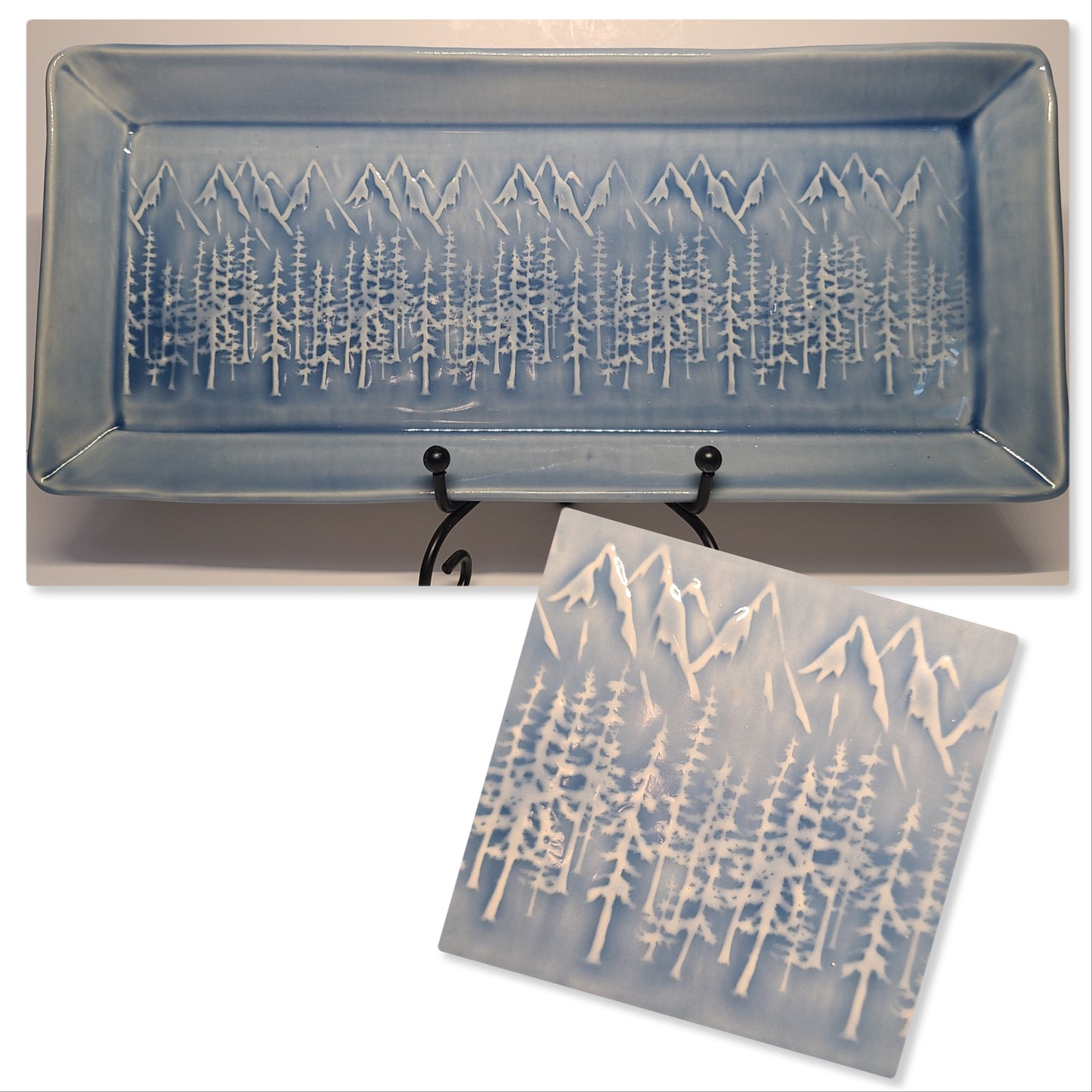 Texture Tray (Medium) - Forest and Mountain
