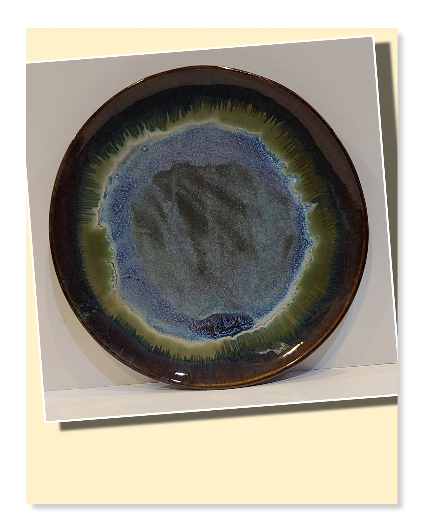 Place Setting Large Plate - Yellowstone Sapphire Pool