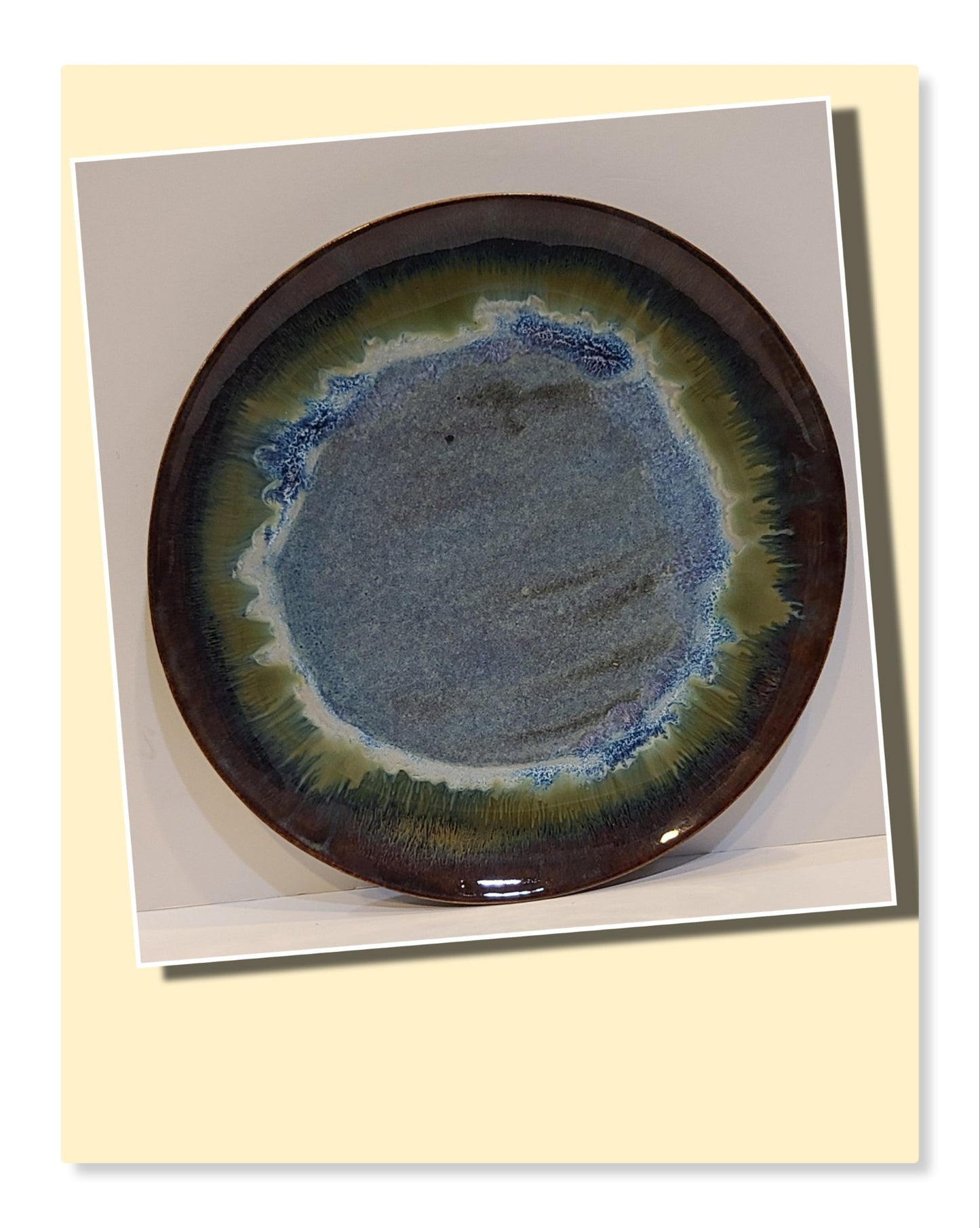 Place Setting Large Plate - Yellowstone Sapphire Pool