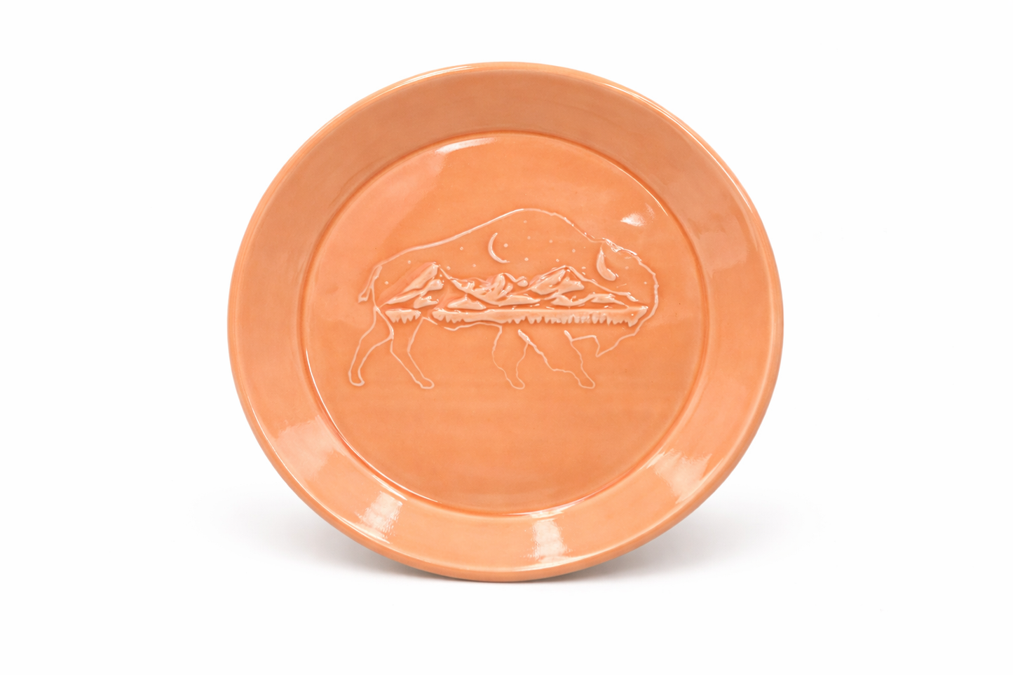 Medium Round Tray  - Bison Texture