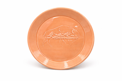 Medium Round Tray  - Bison Texture
