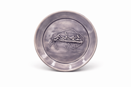 Medium Round Tray  - Bison Texture