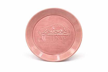 Medium Round Tray  - Bison Texture