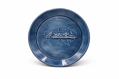 Medium Round Tray  - Bison Texture