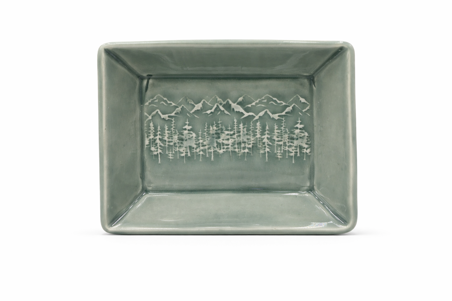 Mountain Forest Rectangular Tray (Small)