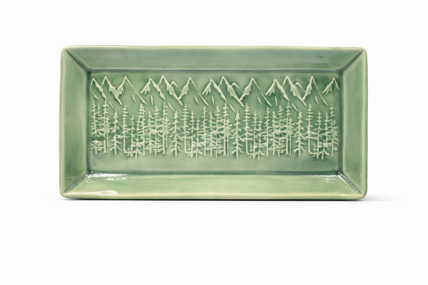Mountain Forest Rectangular Tray (Medium)