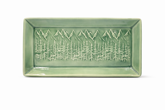 Mountain Forest Rectangular Tray (Medium)