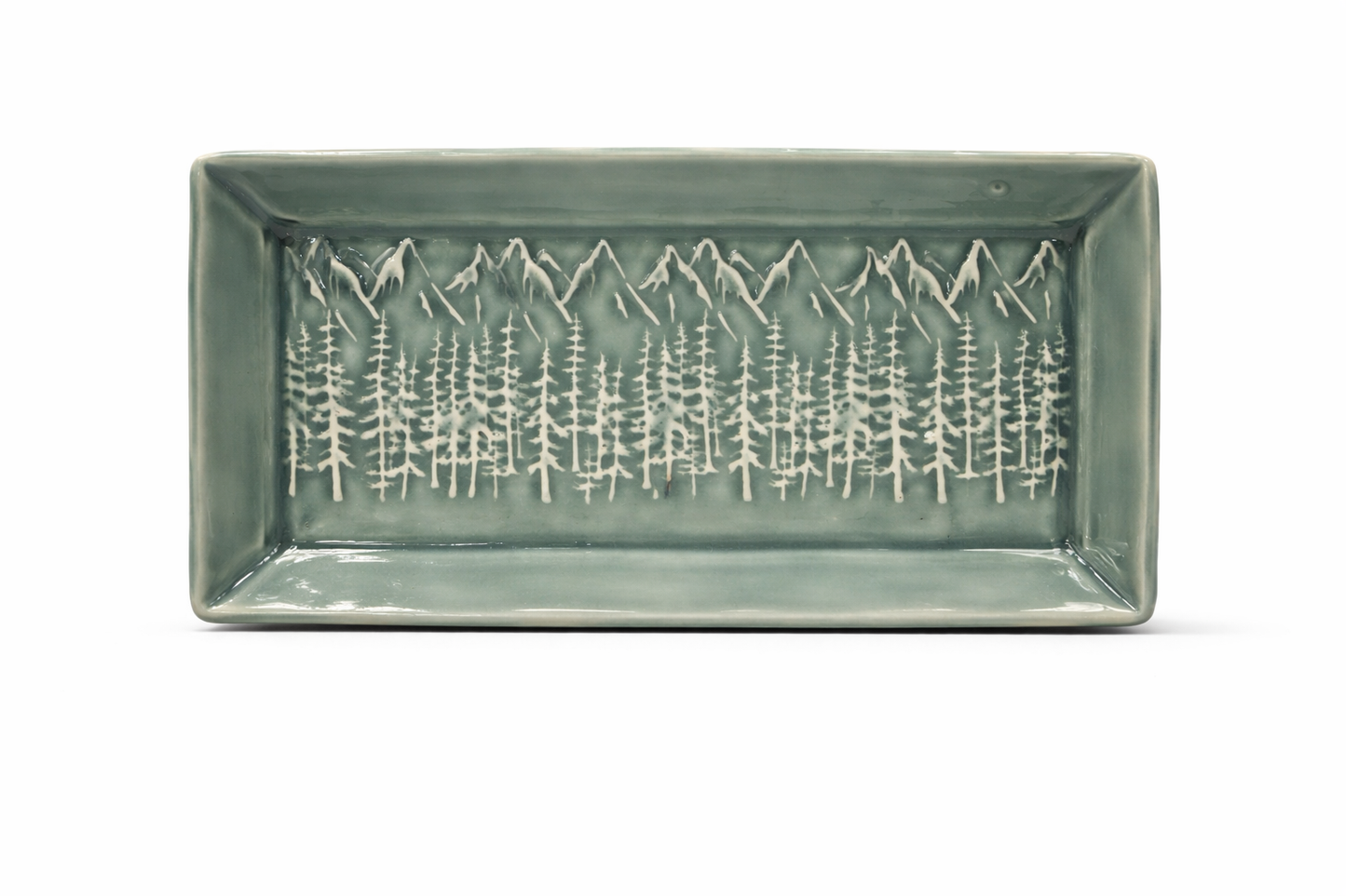 Mountain Forest Rectangular Tray (Medium)