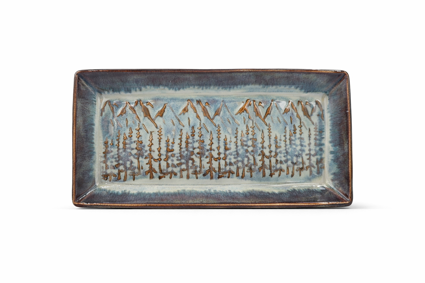 Mountain Forest Rectangular Tray (Medium)