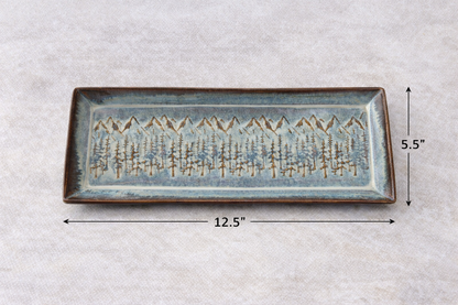 Mountain Forest Rectangular Tray (Large)