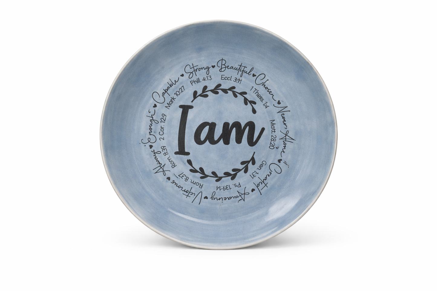 "I Am" Scripture Plate