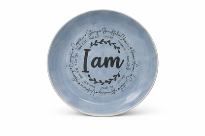 "I Am" Scripture Plate
