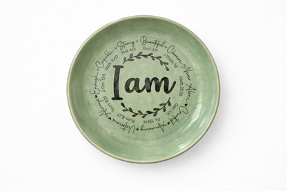 "I Am" Scripture Plate