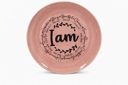 "I Am" Scripture Plate