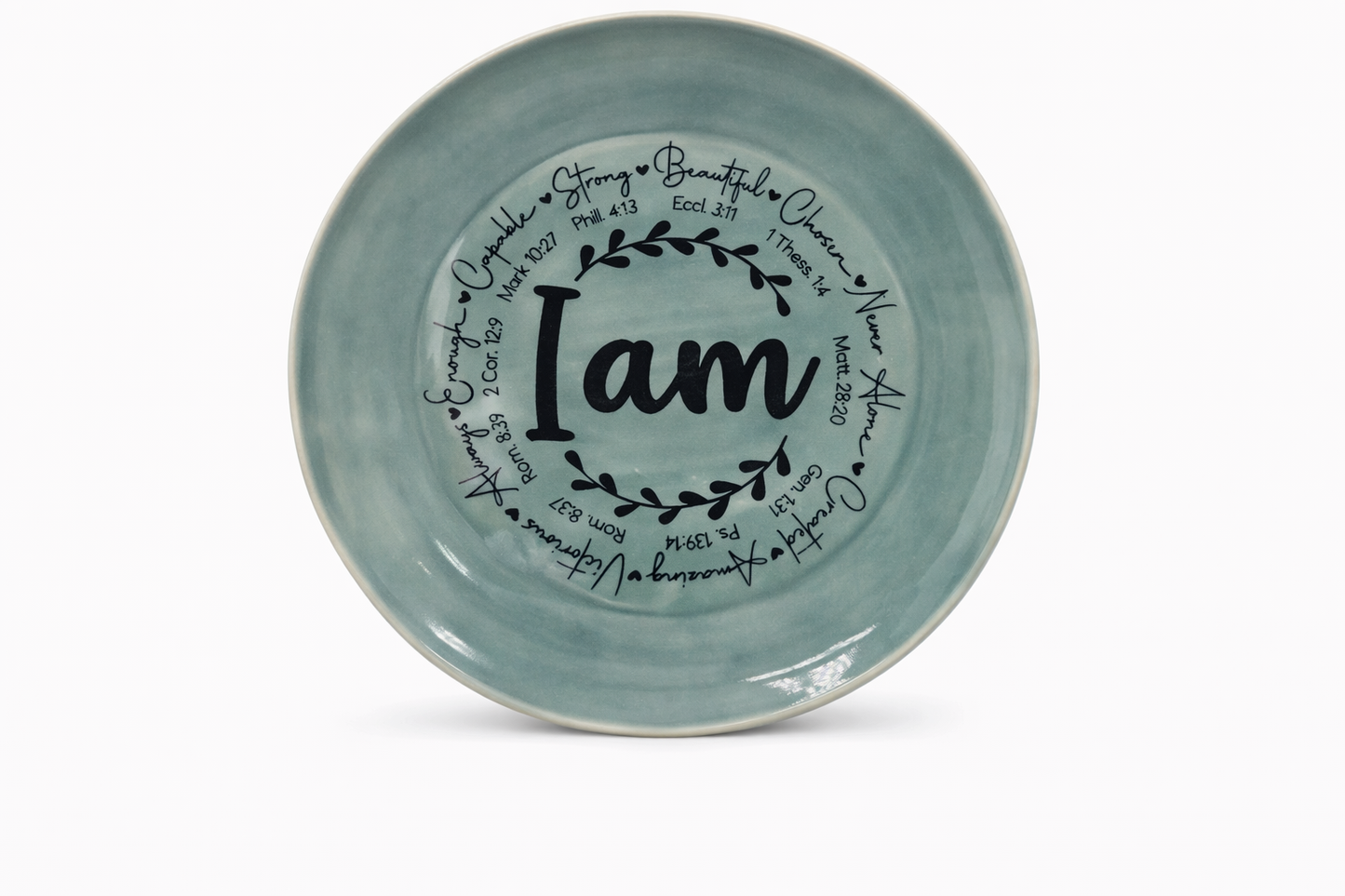 "I Am" Scripture Plate
