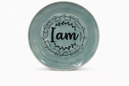 "I Am" Scripture Plate