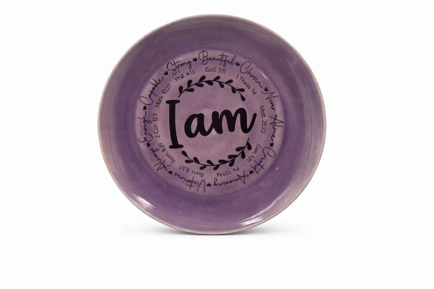 "I Am" Scripture Plate
