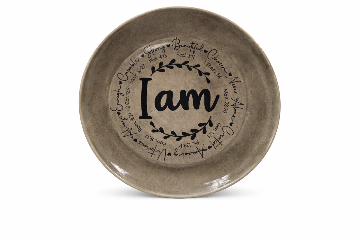 "I Am" Scripture Plate
