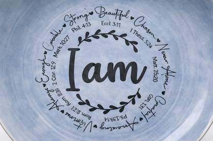 "I Am" Scripture Plate