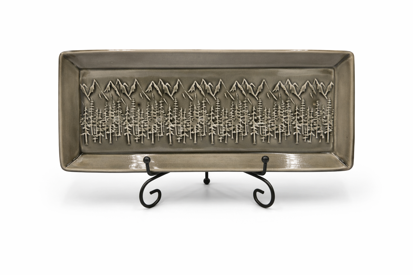 Mountain Forest Rectangular Tray (Large)