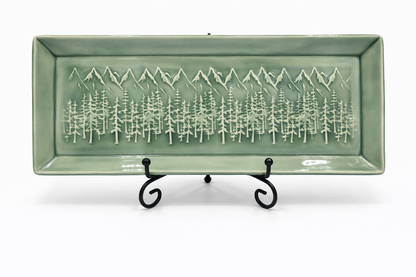 Mountain Forest Rectangular Tray (Large)