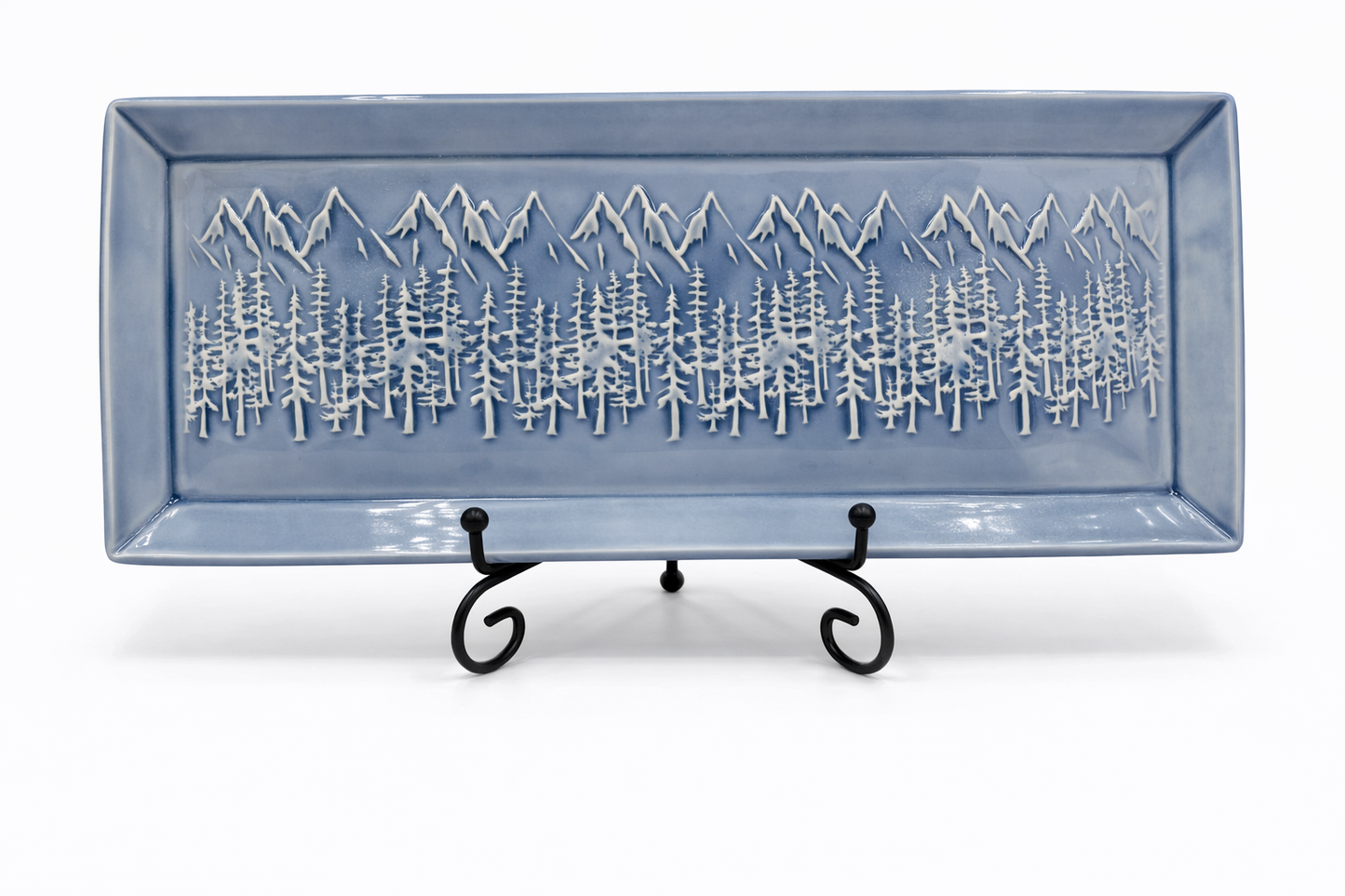 Mountain Forest Rectangular Tray (Large)