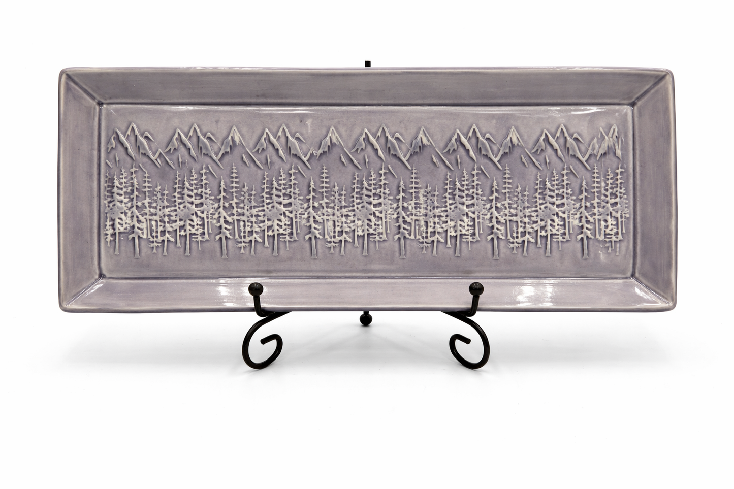 Mountain Forest Rectangular Tray (Large)