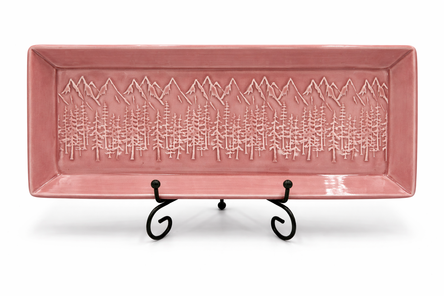 Mountain Forest Rectangular Tray (Large)