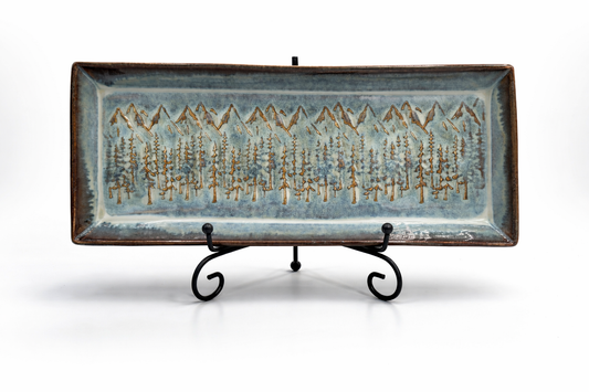 Mountain Forest Rectangular Tray (Large)