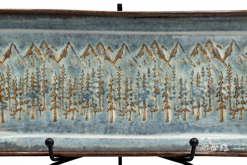 Mountain Forest Rectangular Tray (Large)