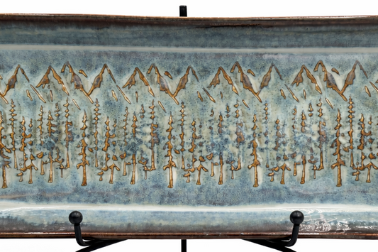 Mountain Forest Rectangular Tray (Large)