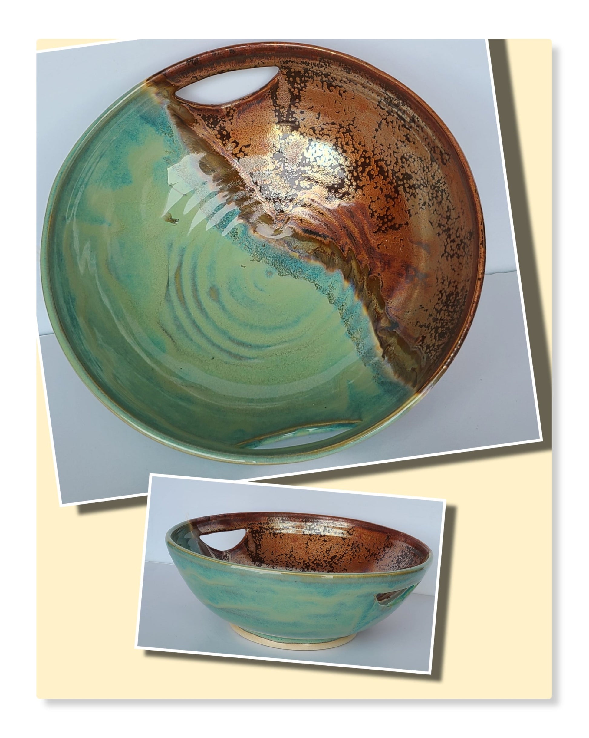 Handle Bowl - Day at the Beach
