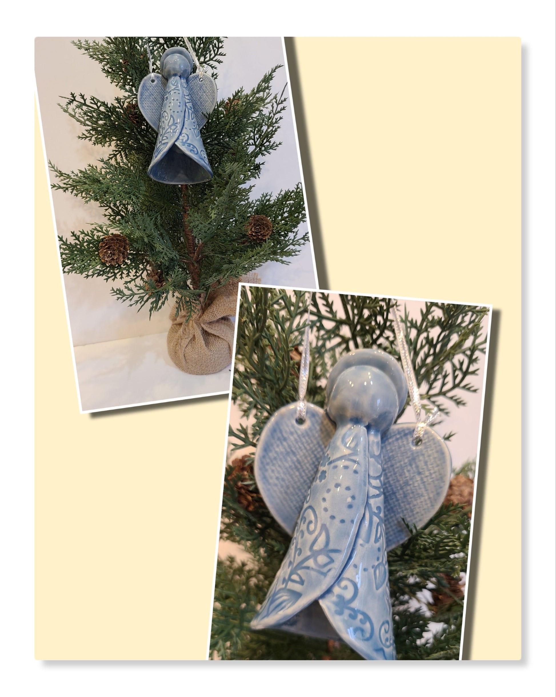 Angel Ornament - Sky Blue