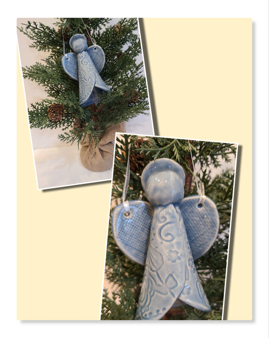 Angel Ornament - Sky Blue